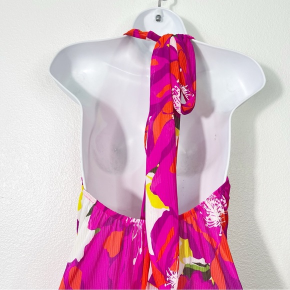 NEW Trina Turk Women's Bloom Semisheer Mesh Cover-Up Maxi Dress Size Small - Picture 6 of 9